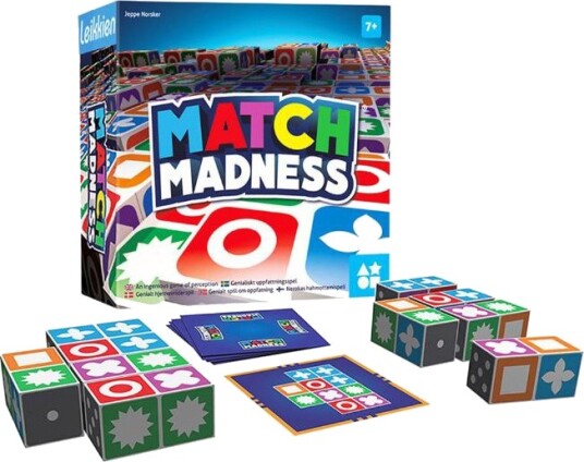 Leikkinen Match Madness Brettspill for Barn 7+ Nordic Versjon Leikkinen Match Madness Brettspill for Barn 7+ Nordic Versjon