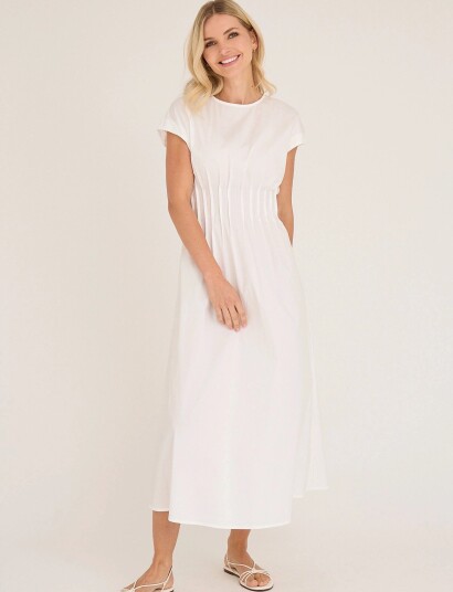 A View Alia Dress White 40 A View Alia Dress White 40