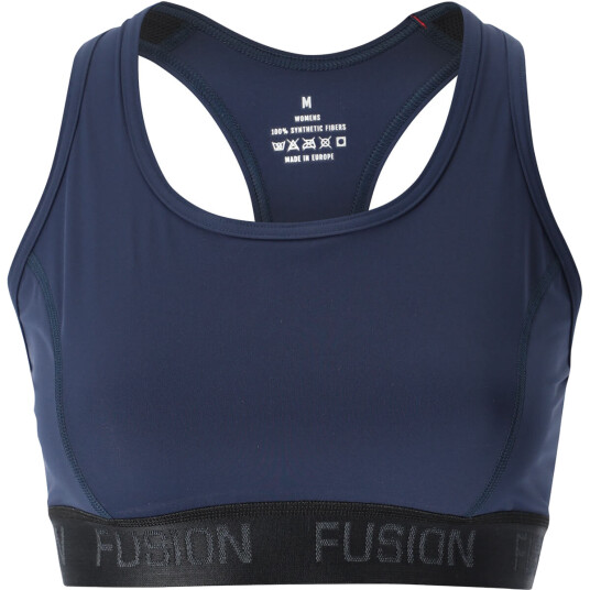 FUSION Top Light Support Sports BH Dame Navy L