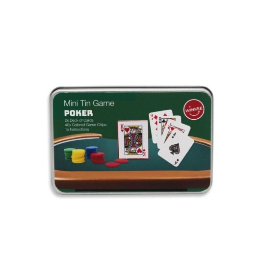 Winkee Mini Tin Game Poker 18404 Winkee Mini Tin Game Poker 18404