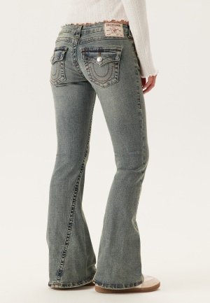 True Religion Joey Low Rise Flare Flap Medium Vintage 25