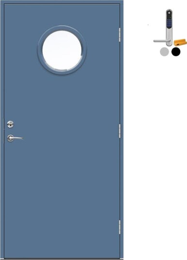 Ytterdør Swedoor Advance-Line Nordic Molde med Yale Doorman Classic Home