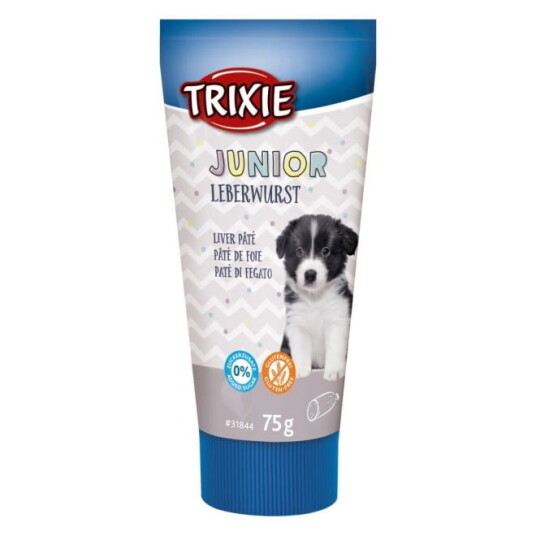 Trixie Junior leverpostei med grønnleppemusling 75 g - Hundemat Trixie Junior leverpostei med grønnleppemusling 75 g - Hundemat