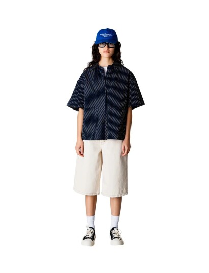 Woodbird Wbluna Shiko Shirt   Navy   XL