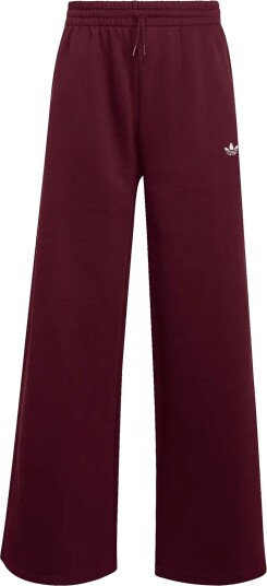 Adidas Originals Wide Leg Pants Burgundy 170