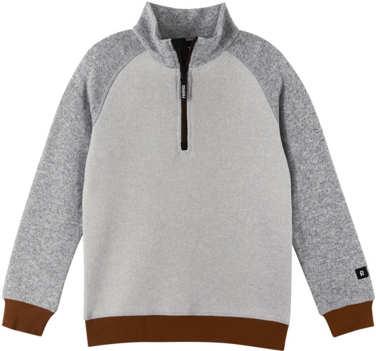 Reima Neulus Fleecejakke White Melange 128