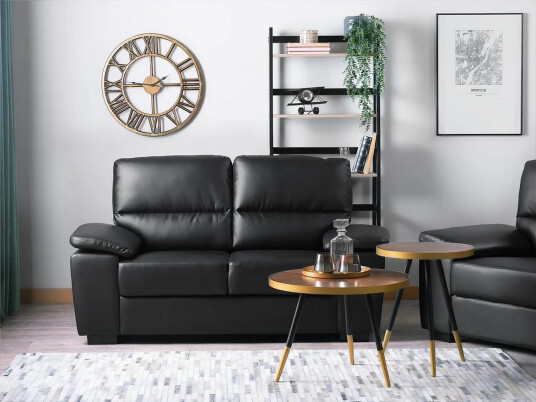 Sovesofa 2 seter Svart