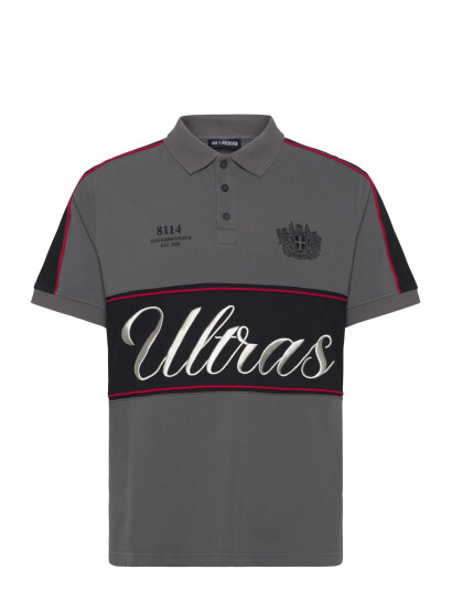 HAN Kjøbenhavn Logo Polo Tee   Grey   S