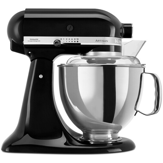 KitchenAid Artisan Kjøkkenmaskin 4,8L 300W Onyx Black 5KSM175PSEOB KitchenAid Artisan Kjøkkenmaskin 4,8L 300W Onyx Black 5KSM175PSEOB