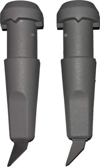 Swenor Widia Pole Tip Rollerskis 9 mm, Gray