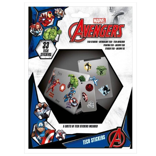 Marvel Avengers 33 Originale Tech klistremerker