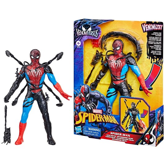 Marvel Spider-Man Venomversus 11" Actionfigur Liquid Shifter i Plast Marvel Spider-Man Venomversus 11" Actionfigur Liquid Shifter i Plast