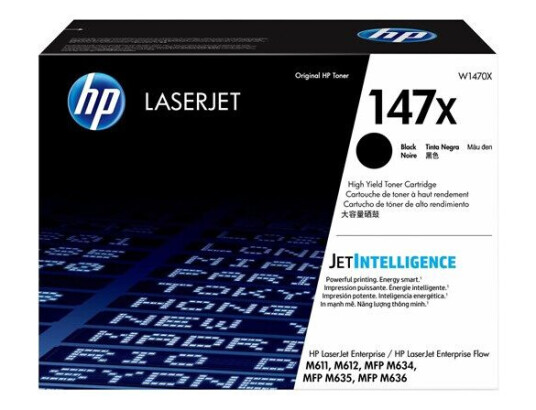 HP 147X / W1470X High Capacity Black Toner - Laser toner Svart