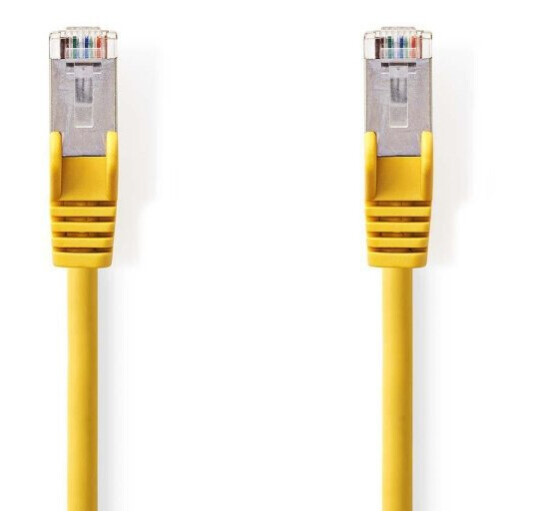 Nedis CAT5e nettverkskabel | SF/UTP | RJ45 Han | RJ45 Han | 5.00 m | Rund | PVC | Gul | Plastpose