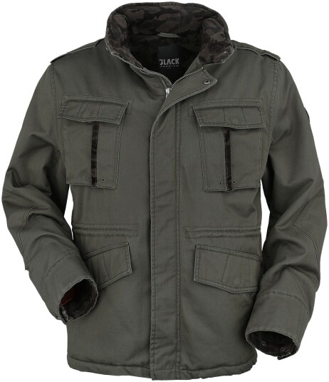 Black Premium by EMP Vinterjakke - Jakke med gjemt hette - S til XXL - Herrer - olive/olive camo Black Premium by EMP Vinterjakke - Jakke med gjemt hette - S til XXL - Herrer - olive/olive camo