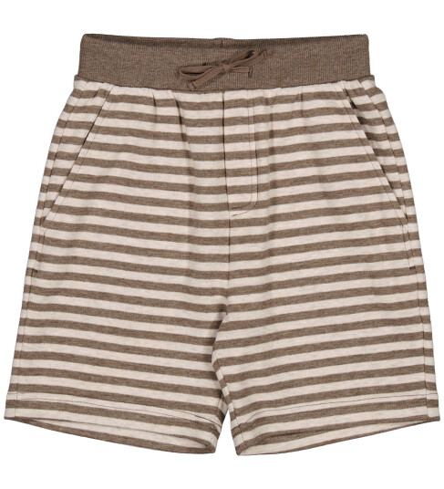 MarMar Shorts Pelon S Brown Stripe Melange MarMar 9 år 134 Shorts Beige Brun