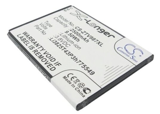 ZTE V987 batteri (2500 mAh 3.8 V)