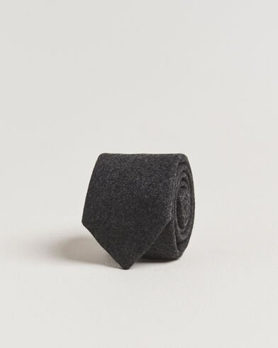 Amanda Christensen Cashmere 8cm Tie Dark Grey