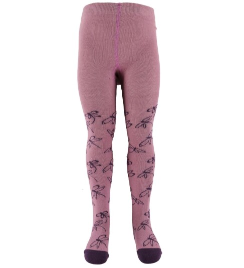 Minymo Strømpebukser   Gl. Rosa m. Trykk   Minymo   80/86   Strømpebukser   80 86