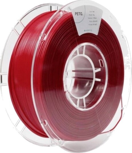 Maertz Pmma-1011-004 Filament Petg Kjemisk Bestandig 1,75 Mm 1000 G Rød 1 Stk Maertz Pmma-1011-004 Filament Petg Kjemisk Bestandig 1,75 Mm 1000 G Rød 1 Stk