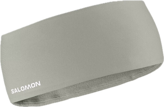 Salomon Unisex Run Tech Headband  Castor Gray/ One Size