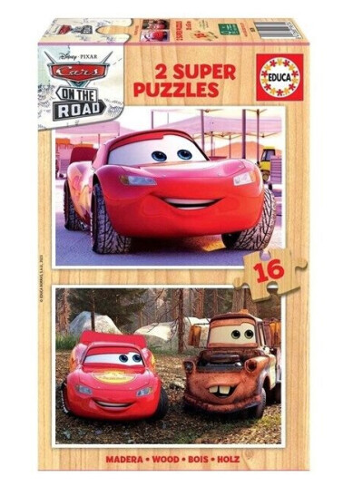 Educa Puzzle 2x16 Cars