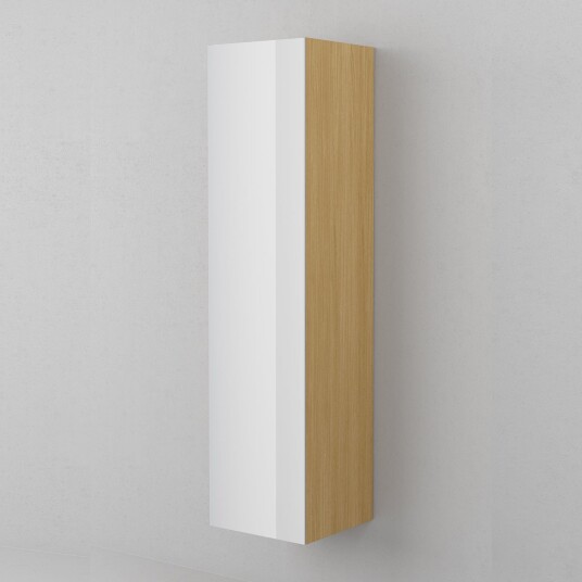 INR Iconic Nordic Rooms Twin 40 Høyskap med 4 Hyller og 2 Skuffer B400xh1600xd390mm Natural oak / 40cm Venstre Hengslet