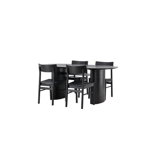 Venture Home Spisegruppe Venture Home Isolde med 4 stk Montros Stoler GR23629