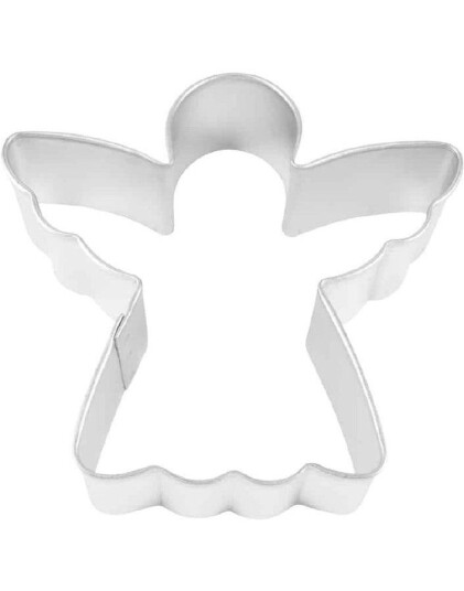 Engel Kakeutstikker/Kakeform i Metall 8x8 cm