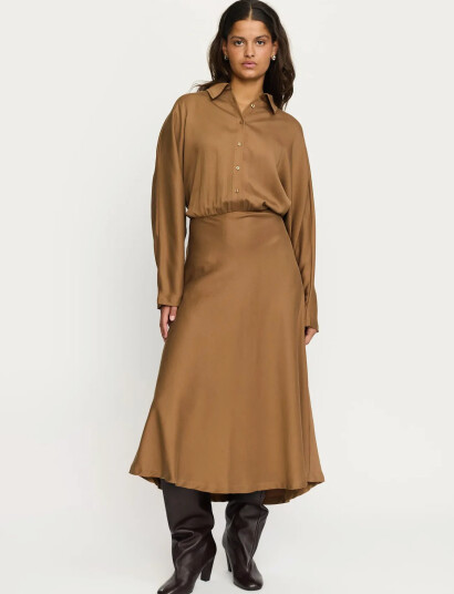 Soft Rebels Srstormy Midi Dress - Beige - XXL