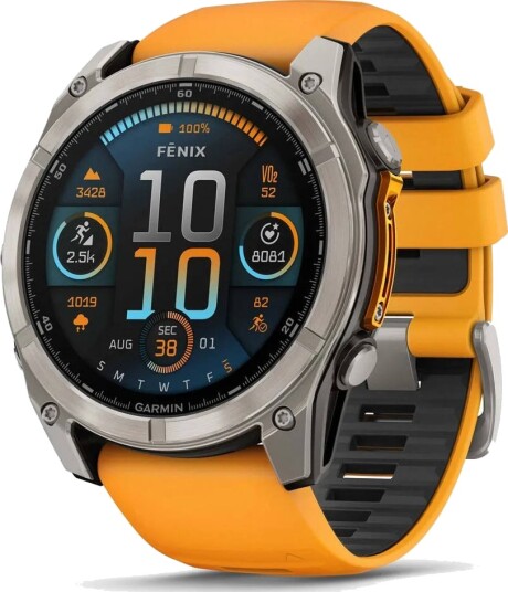 Garmin Fenix 8 AMOLED Sapphire 51mm TI/Graphite/Spark Orange Garmin Fenix 8 AMOLED Sapphire 51mm TI/Graphite/Spark Orange