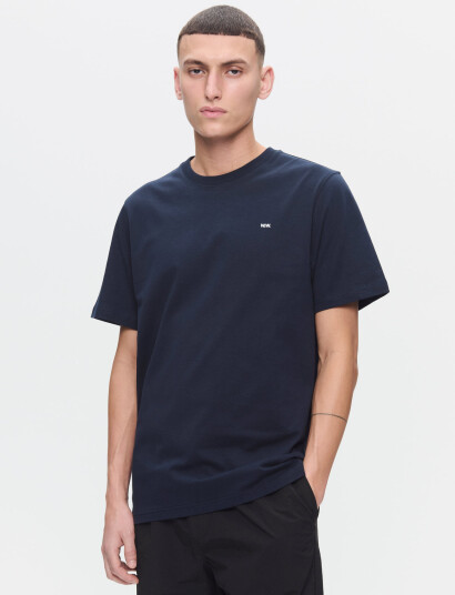WOOD WOOD Wwessential Sami Classic Tshirt - Navy - XS