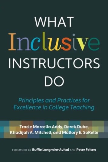 What Inclusive Instructors Do av Tracie Marcella Addy, Derek Dube, Khad Mitchell