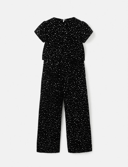 Mango Sequins Long Jumpsuit Black 13 14 Mango Sequins Long Jumpsuit Black 13 14