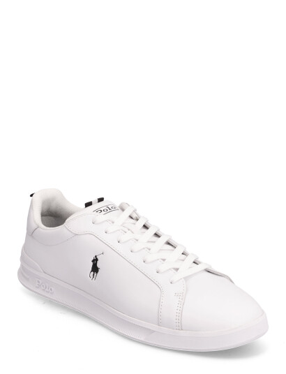 Polo Ralph Lauren Heritage Court Ii Leather Sneaker - White - 44.5 Polo Ralph Lauren Heritage Court Ii Leather Sneaker - White - 44.5