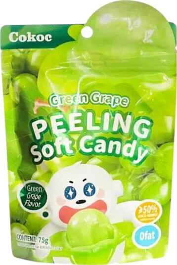 Cokoc Peeling Soft Candy Green Grape Cokoc Peeling Soft Candy Green Grape