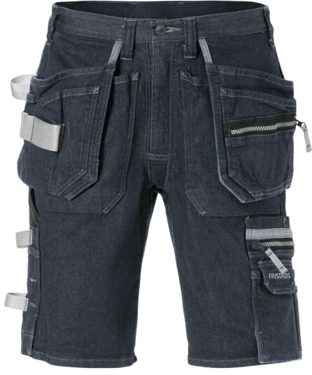 Fristads Hantverkarshorts Denim Stretch 2137 Dcs Indigoblå C52