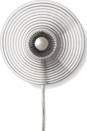 FDB Furniture U12 Slaterhage Vegglampe Ø12 Gjennomsiktig/Opal/ Sort FDB Furniture U12 Slaterhage Vegglampe Ø12 Gjennomsiktig/Opal/ Sort