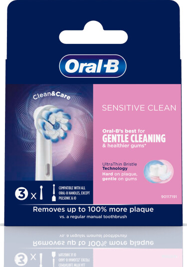 Oral B Sensitive Clean Børstehoder 3 stk.