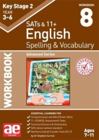 Ks2 Spelling & Vocabulary Workbook 8 Av Dr Stephen C Curran, Warren J Vokes