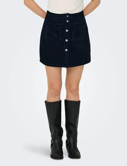 JDY Jdyshiraz Corduroy Skirt Pnt Noos Navy XL