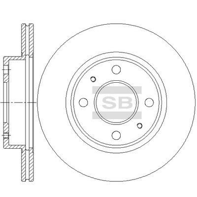 Bremseskive Hi-Q SD4268 Bremseskive Hi-Q SD4268