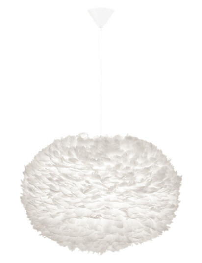 Umage Eos Taklampe XL Hvit med Baldakin i Hvit Umage Eos Taklampe XL Hvit med Baldakin i Hvit