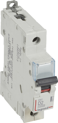 Legrand DX³ MCB automatsikring D2 1P 1M 10/16kA