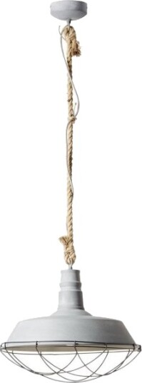 Brilliant Rope 93614/70 Pendellampe Led Rgb E27 60 W Betonggrå Brilliant Rope 93614/70 Pendellampe Led Rgb E27 60 W Betonggrå