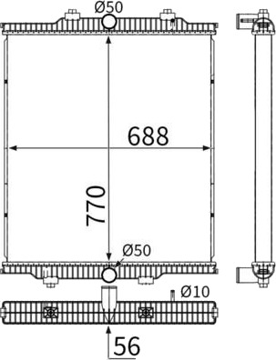 MAHLE CR 2781 000S Radiator motorkjøling