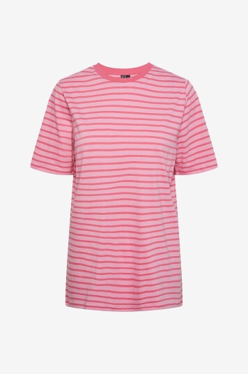 pieces T skjorte pcAbby SS Loose Tee Rosa pieces T skjorte pcAbby SS Loose Tee Rosa