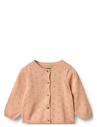 Wheat Knit Cardigan Maia Pink 86