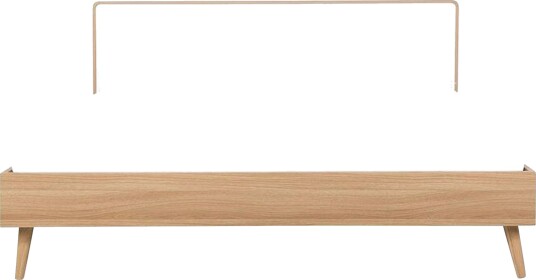 Furbish Kontinentalseng med LED 180x200 Tre/Natur