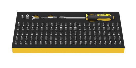 Ironside 102559 Bitssett 115 deler, 1/4"